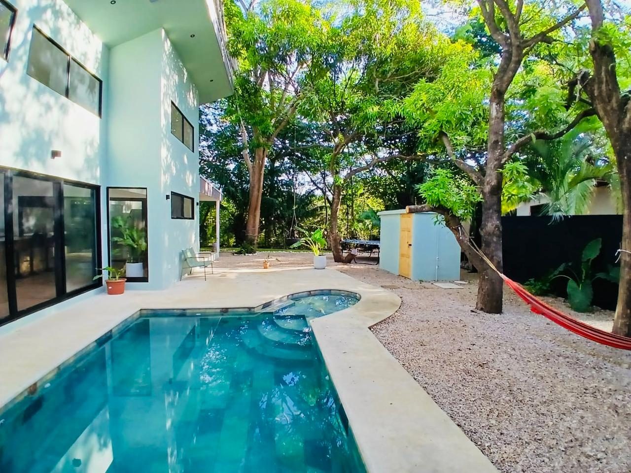 The pool and terrace